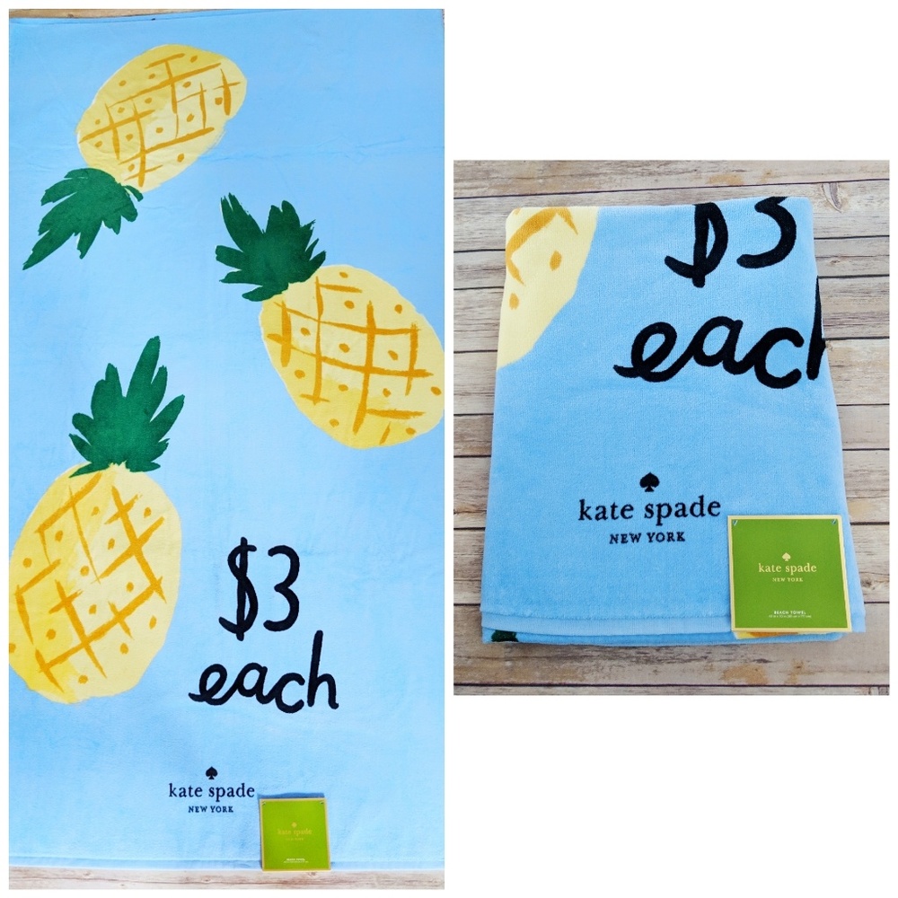 Set of 2 Kate Spade Beach Towels